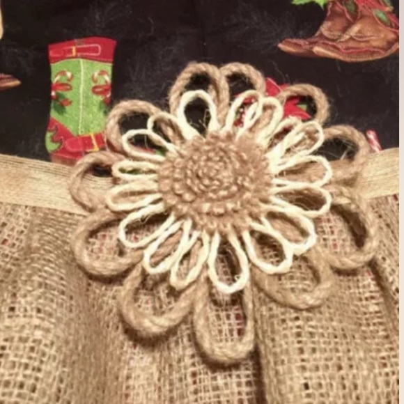 Custom Made 62” Christmas Tree Skirt - Picture 5 of 9